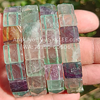 Multi Fluorite Pyramid Bracelet Multi Fluorite Pyramid Bracelet