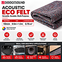 Doogesound Acoustic Eco Felt -10mm Multicolour 1.5 Mtr x 0.5 Mtr - Acoustic, Speaker Box Echo Doogesound Acoustic Eco Felt -10mm Multicolour 1.5 Mtr x 0.5 Mtr - Acoustic, Speaker Box Echo