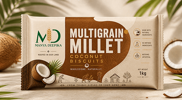 Millet Multigrain Coconut Biscuits - 1kg