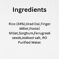 Multi Millet (చిరుధాన్యాలు) Idly & Dosa Batter