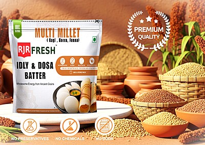 Multi Millet (చిరుధాన్యాలు) Idly & Dosa Batter