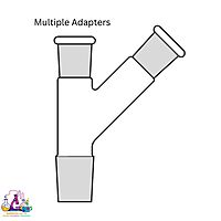 Multiple Adapters - Two Necks at 45°