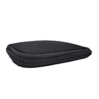 Multipurpose Zipper Protective Neoprene Pouch Compact Storage for USB, Cables, Coins, Cards (Black) Multipurpose Zipper Protective Neoprene Pouch Compact Storage for USB, Cables, Coins, Cards (Black)
