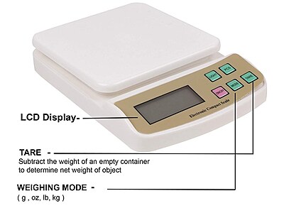 10 Kg Kitchen Weight Scale SF 400A 10 Kg Kitchen Weight Scale SF 400A