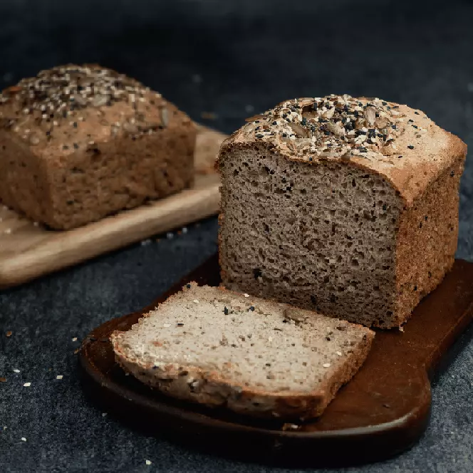 Multi Seed Mini Bread Loaf 350 Gms | 14.7 Gms Net Carbs
