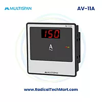 Multispan AV-A Series Digital Ampere Meter | Built-in 30A CT | LED Display | 230V AC