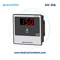 Multispan AV-A Series Digital Ampere Meter | Built-in 30A CT | LED Display | 230V AC