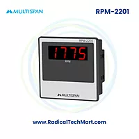 Multispan RPM Series Digital RPM Indicator | 4-Digit Display | Proximity/Micro Switch Input | 100–270V AC
