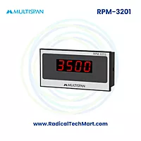 Multispan RPM Series Digital RPM Indicator | 4-Digit Display | Proximity/Micro Switch Input | 100–270V AC
