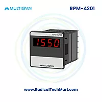 Multispan RPM Series Digital RPM Indicator | 4-Digit Display | Proximity/Micro Switch Input | 100–270V AC
