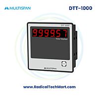 Multispan DTT Series Time Totaliser | Hour Meter with 6-Digit Display | 0–9999.59 Hr/Min/Sec | 230V AC