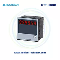 Multispan DTT Series Time Totaliser | Hour Meter with 6-Digit Display | 0–9999.59 Hr/Min/Sec | 230V AC