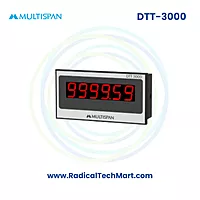 Multispan DTT Series Time Totaliser | Hour Meter with 6-Digit Display | 0–9999.59 Hr/Min/Sec | 230V AC
