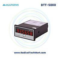 Multispan DTT Series Time Totaliser | Hour Meter with 6-Digit Display | 0–9999.59 Hr/Min/Sec | 230V AC