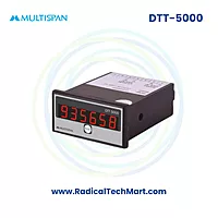 Multispan DTT Series Time Totaliser | Hour Meter with 6-Digit Display | 0–9999.59 Hr/Min/Sec | 230V AC