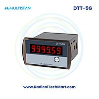Multispan DTT Series Time Totaliser | Hour Meter with 6-Digit Display | 0–9999.59 Hr/Min/Sec | 230V AC