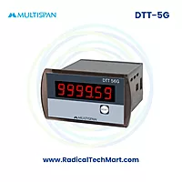Multispan DTT Series Time Totaliser | Hour Meter with 6-Digit Display | 0–9999.59 Hr/Min/Sec | 230V AC