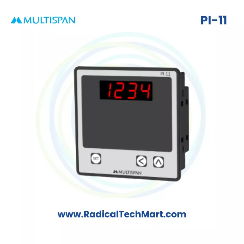 Multispan PL Series Digital Process Indicator | 4-20mA / 0-10V / 0-20mA | -999 to 9999 Display Range