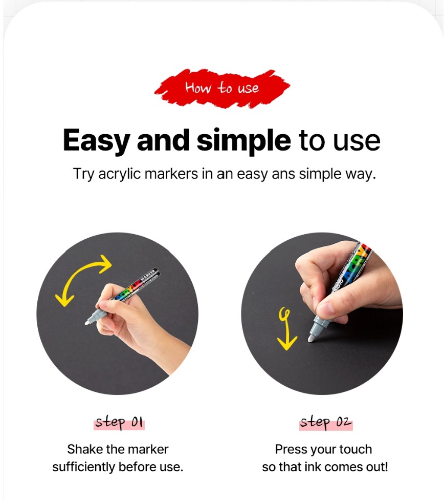 Mungyo Acrylic Marker Mungyo Acrylic Marker