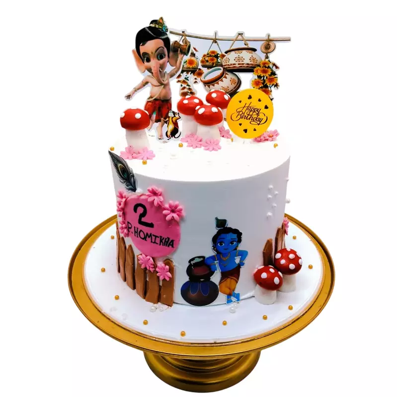 Muruga & Ganesha Theme Cake