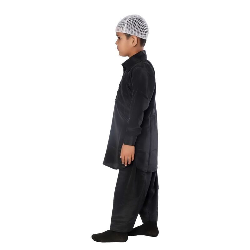Boys Pathani Suit Fancy Dress Costume With Cap