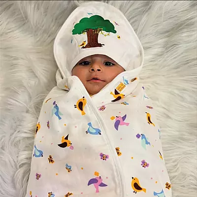 Muslin Cotton Hooded Baby Bath Towel