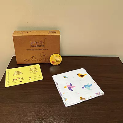 Muslin Cotton Newborn Baby Cap Set