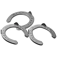 Mustad Equilibrium Air Horse Shoes - Alloy / 1 / Front