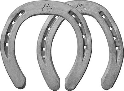 Mustad Horse Shoe-Libero Concave - Black / Front / 4