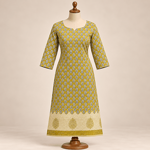 23jamustard yellowpremium cotton slit top