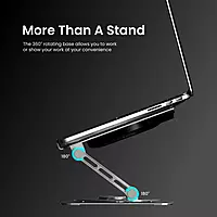 My Buddy Spinlight Laptop Stand with Cooling Fan,(Silver) My Buddy Spinlight Laptop Stand with Cooling Fan,(Silver)