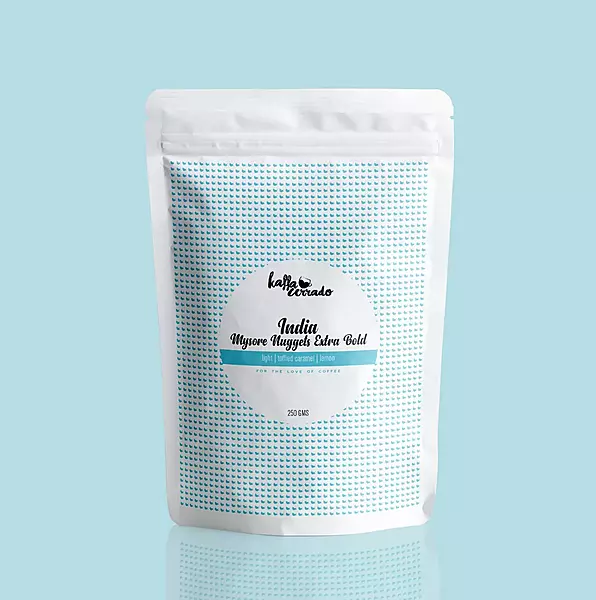 Mysore Nuggets Extra Bold 250 Gms (Whole Beans) - Kaffa Cerrado