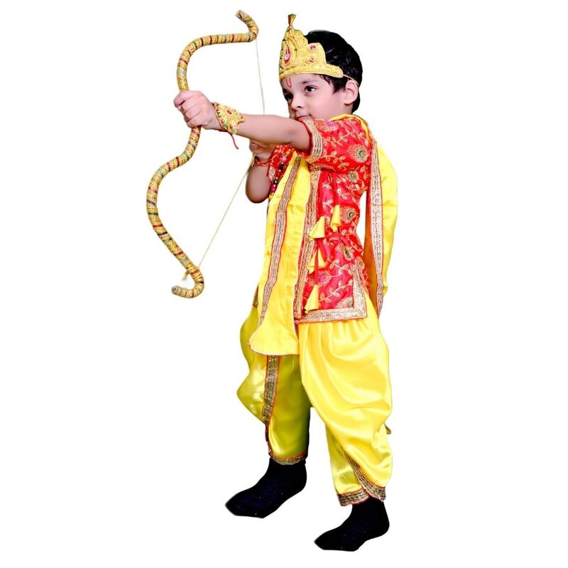 Mythological Character Raja Ram Fancy Dress Costume