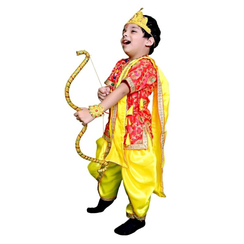 Mythological Character Raja Ram Fancy Dress Costume