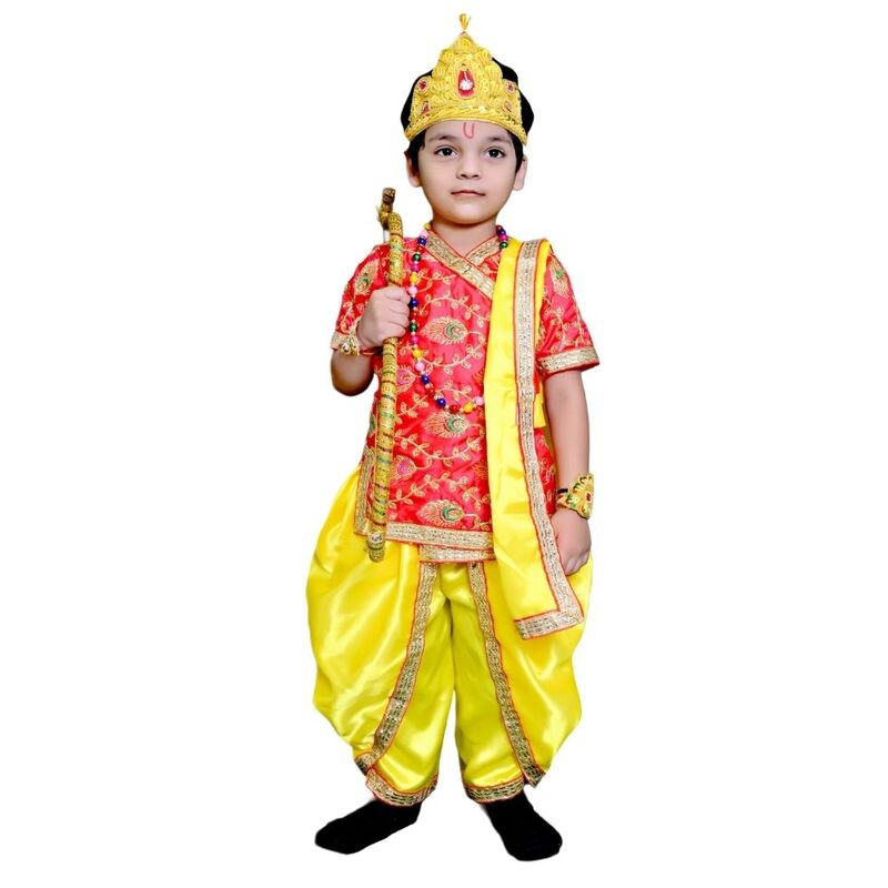 Mythological Character Raja Ram Fancy Dress Costume
