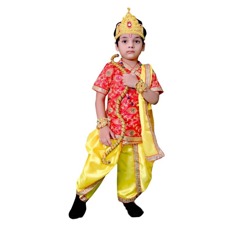 Mythological Character Raja Ram Fancy Dress Costume