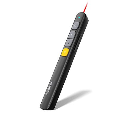 NORWII N29 2.4 GHz Wireless Red Laser Pointer Presentation Clicker with 300 FT Long Range, PPT Remote Clicker, Supports Hyperlink/Volume Up Down/Keys Can be Customized (Battery Not Included)