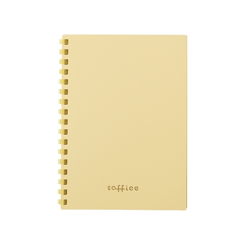 Lihit Lab Soft Ring Soffice Notebook A6 Yellow N3101-5