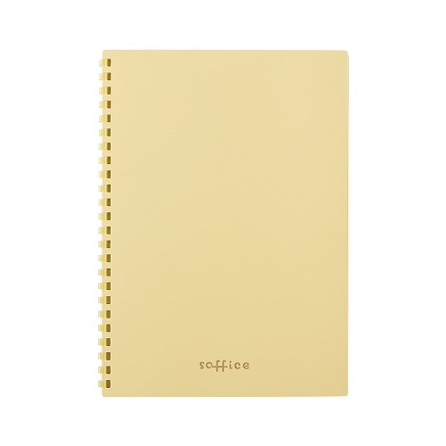 Lihit Lab Soft Ring Soffice Notebook A5 Yellow N3103-5