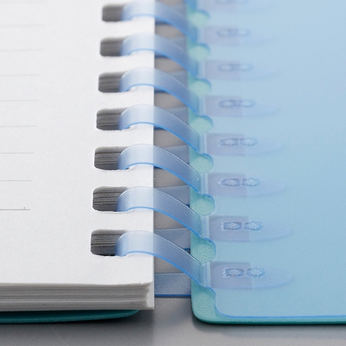 Lihit Lab Soft Ring Soffice Notebook A5 Blue N3103-8
