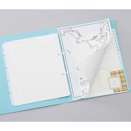 Lihit Lab Loose Binder A4 Blue N3121-8