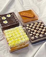 N45 Acrylic Square Dessert Box