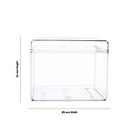 N45 Acrylic Square Dessert Box | Premium Transparent Pastry & Cake Packaging Box