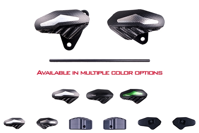 T-Rex Racing No Cut Frame Sliders for Kawasaki ZX6R 2013-2024