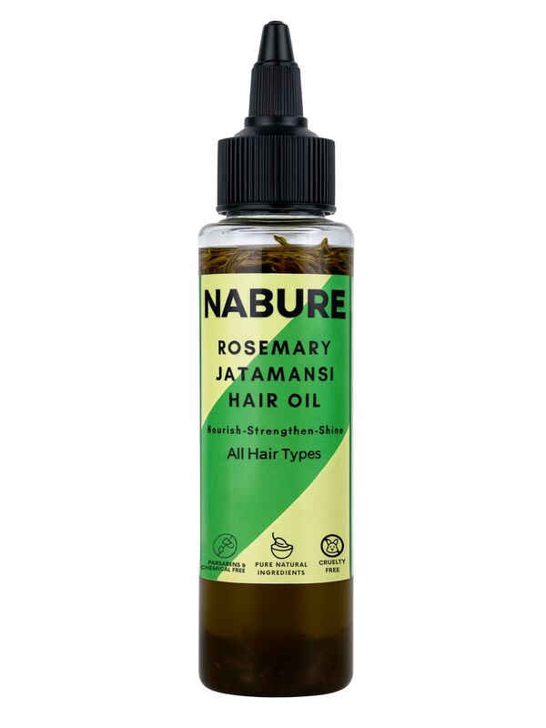 NABURE Root Revive Hair Care Ritual Combo – Hair Mask with Serum, Hair Oil & Powder Shampoo