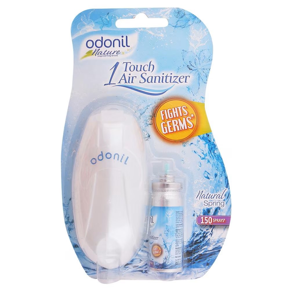 Odonil Combo One Touch Air Sanitizer Freshener - 7.8G/12Ml Refill