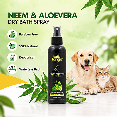 Dry Bath Neem Aloevera 200 ML