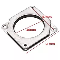 NEMA 23 Stepper Motor Vibration Damper Bracket 56*56*6 mm