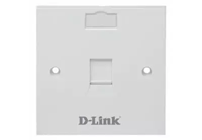 Dlink 1 Port Wallplate NFP-0WHI11