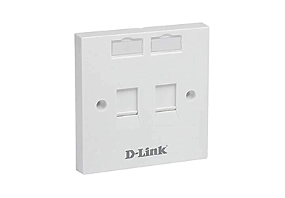 Dlink 2 Port Wallplate NFP-0WHI21 Dlink 2 Port Wallplate NFP-0WHI21